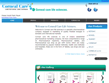 Tablet Screenshot of cornealcare.in